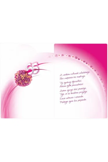 Art Nuvo Karnet 65 Urodziny