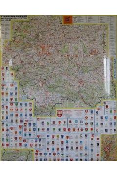 Mapa administracyjno-turystyczna Wojewdztwo maopolskie 1:250 000