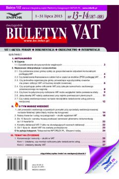 ePrasa Biuletyn VAT 13/2013