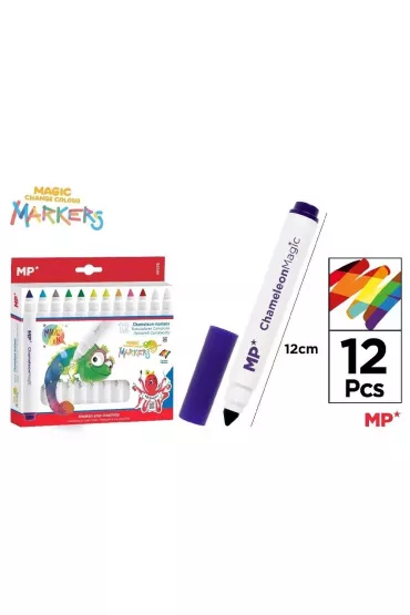Mp Main Paper Flamastry magiczne kameleon 12 szt.