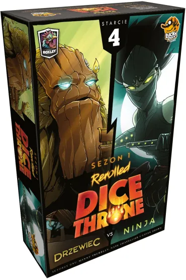 Dice Throne. Starcie 4. Drzewiec vs Ninja Lucky Duck Games Polska