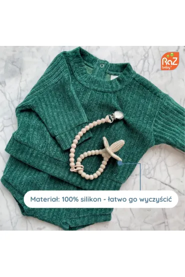 RazBaby Gryzak silikonowy Soczysta Malina Plus, b��kitny