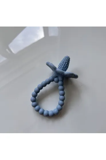 RazBaby Gryzak silikonowy Soczysta Malina Plus, b��kitny