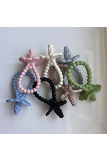 RazBaby Gryzak silikonowy Soczysta Malina Plus, b��kitny