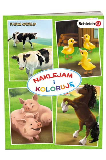 Schleich Farm World. Naklejam i koloruj�