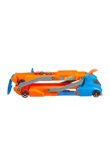 Hot Wheels. Miejski transporter + auto Mattel