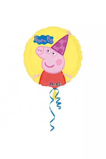 Amscan Balon foliowy winka Peppa standard okrgy 43cm