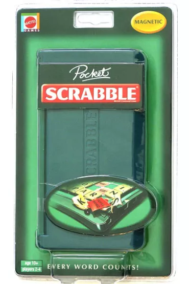 Scrabble pocket magnetyczne wersja angielska