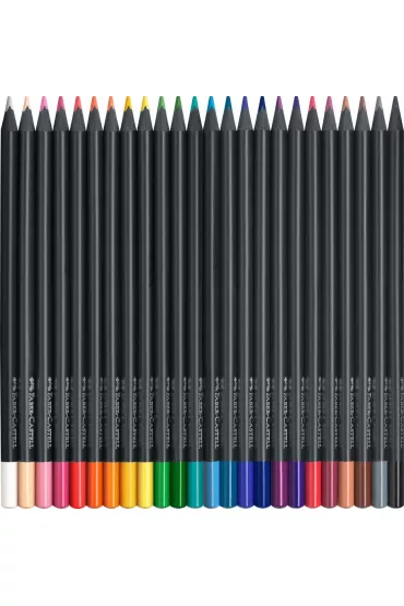 Faber-Castell Kredki o��wkowe tr�jk�tne Black Edition 24 szt.
