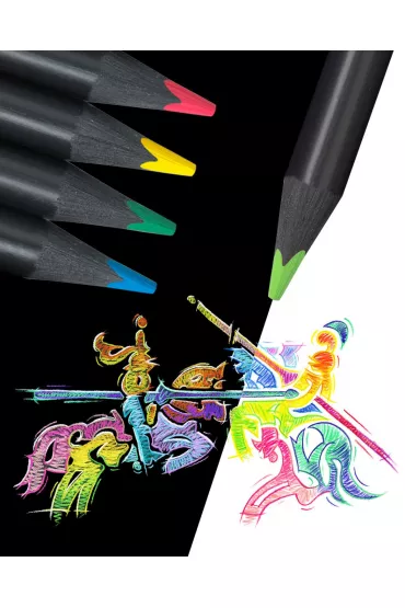 Faber-Castell Kredki o��wkowe tr�jk�tne Black Edition 24 szt.