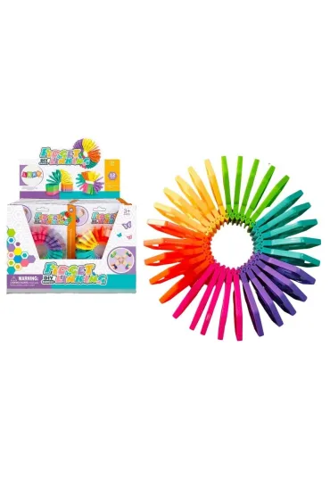 LeanToys Bransoletka spr�yna antystresowa MIX