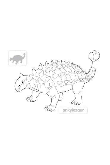 Malowanka 165X240 Maluchy koloruj�. Dinozaury  NAKLEJKI SKRZAT 074208
