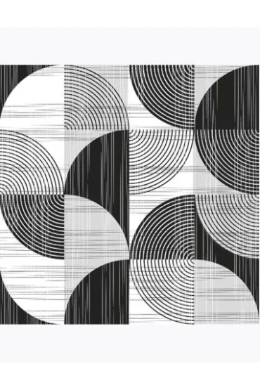 Serwetka papierowa 3warstowa 33x33 Geometry bia�a op20szt POL-MAK SDOG044502 20 szt.