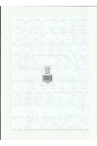 Artdruk Litery samoprzylepne 2,5 cm 8 szt.
