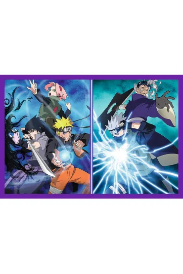 Puzzle Naruto Shippuden 2x200 el. Ninja z Wioski Ukrytego Li�cia Trefl