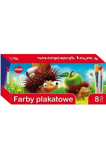 Mona Farby plakatowe 8 x 20 ml