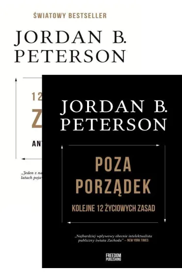 Pakiet: 12 �yciowych zasad. Antidotum na chaos, Poza porz�dek. Kolejne 12 �yciowych zasad - Jordan Peterson