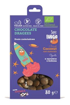 Super Fudgio Drae czekoladowe 80 g Bio