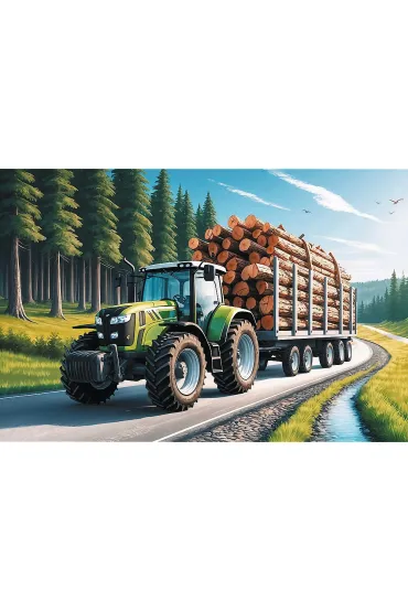 Puzzle 100 el. Ci�gnik le�ny Trefl