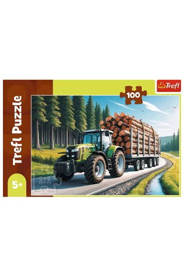 Puzzle 100 el. Ci�gnik le�ny Trefl