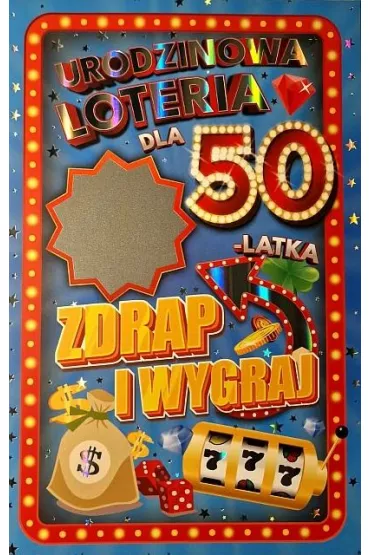 Yeku Karnet Urodziny 50 m�skie