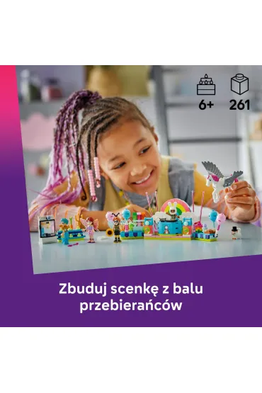 LEGO Friends Bal przebiera�c�w z jednoro�cem i wr�k� 42661