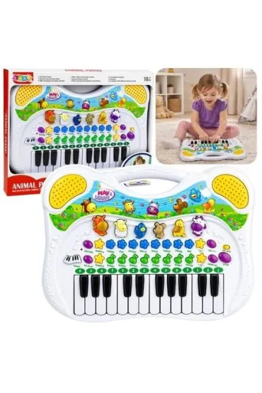 LeanToys Pianinko edukacyjne interaktywne odg�osy i melodie