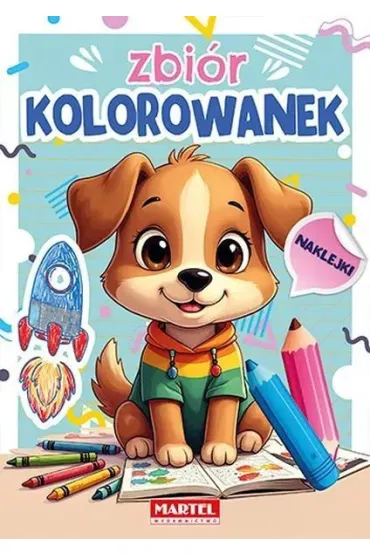 Zbi�r kolorowanek z naklejkami