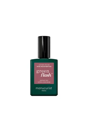 Manucurist Green Flash Led Gel Nail Lacquer lakier do paznokci Rose Mountbatten 15 ml