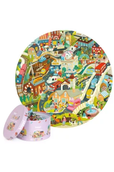 Puzzle okr�g�e 150 el. �ycie w mie�cie Boppi