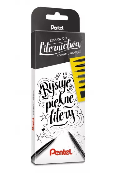 Pentel Zestaw do liternictwa 7 element�w