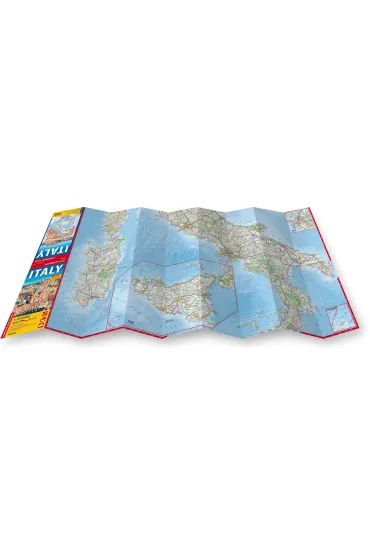 W�ochy Italy laminowana mapa samochodowo-turystyczna 1:1 050 000