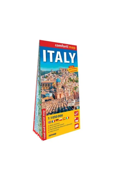 W�ochy Italy laminowana mapa samochodowo-turystyczna 1:1 050 000