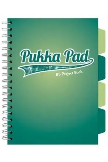 Pukka Pad Project Book B5 Dark Teal Turkusowy kratka, 80g 100 kartek