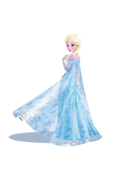 Frozen Dekoracja �cienna dwuwarstwowa - Kraina Lodu - Elsa