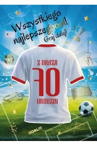 Armin Style KARNET URODZINY 70 B6 Z KOP AS GM-1345 FOL