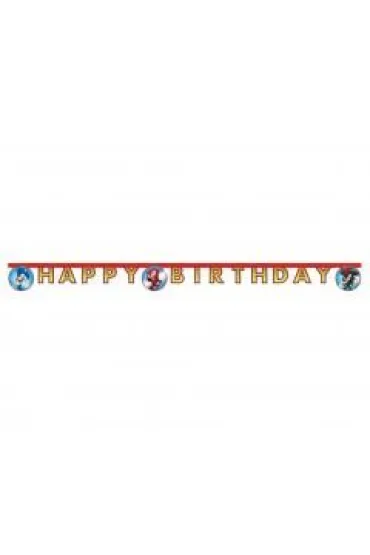 Godan Banner Sonic - Happy Birthday 200cm