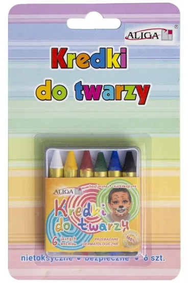 Aliga Kredki do twarzy FC-6 436208 6 szt.