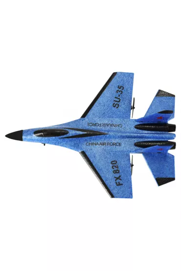 Samolot RC zdalnie sterowany na pilota SU-35 odrzutowiec FX820 niebieski