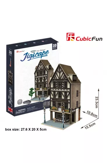 Puzzle 3D 44 el. Tudor Restaurant Cubic Fun