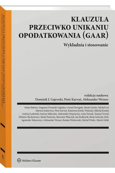 Klauzula przeciwko unikaniu opodatkowania (GAAR)