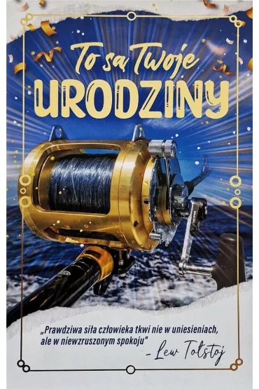 Yeku Karnet Urodziny W�dkarz