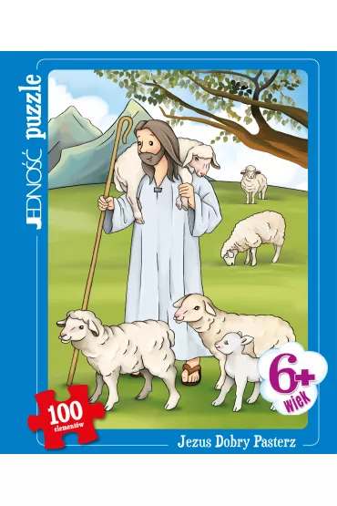 Puzzle 100 el. Jezus Dobry Pasterz Jedno��