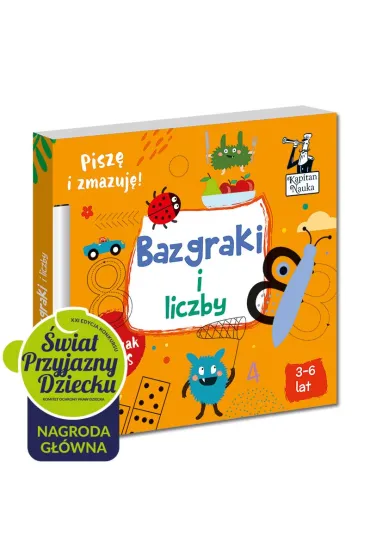 Bazgraki i liczby. Kapitan Nauka - Monika  Sobkowiak