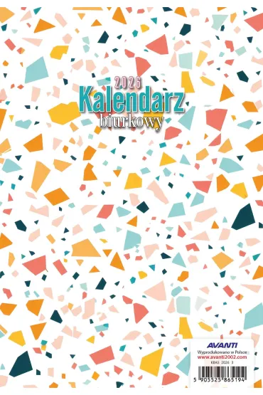 Kalendarze biurkowe Kalendarz biurkowy 2026 pionowy KBA5