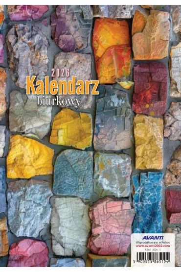 Kalendarze biurkowe Kalendarz biurkowy 2026 pionowy KBA5