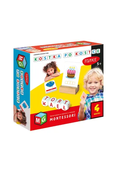 Kostka po kostce. Pisanie 4 kostki Multigra