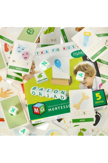 Kostka po kostce. Pisanie 4 kostki Multigra