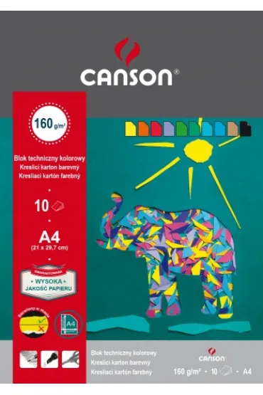 Canson Blok techniczny A4 160g 10 kartek