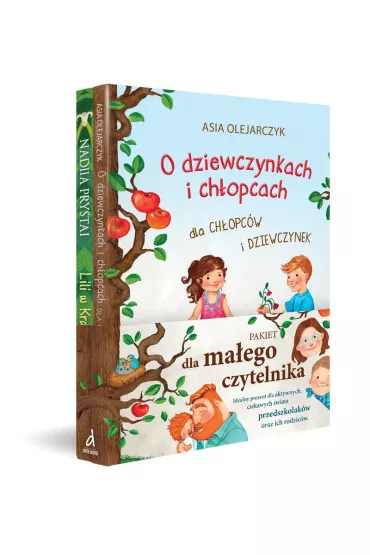 Pakiet dla ma�ego czytelnika: O dziewczynkach i ch�opcach dla ch�opc�w i dziewczynek, Lili w Krainie Ba�ni - Asia Olejarczyk, Nadiia Prystai
